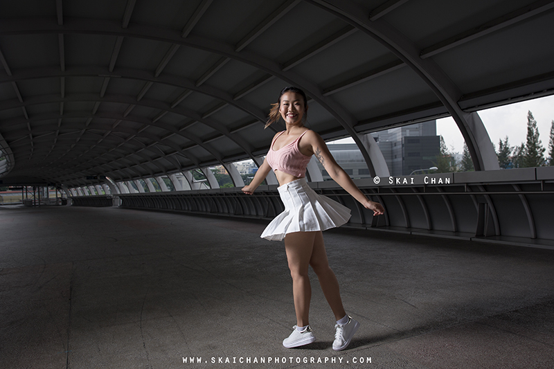 Cheerleading & dance photoshoot session with Jasmine Tan at Kallang Wave Mall