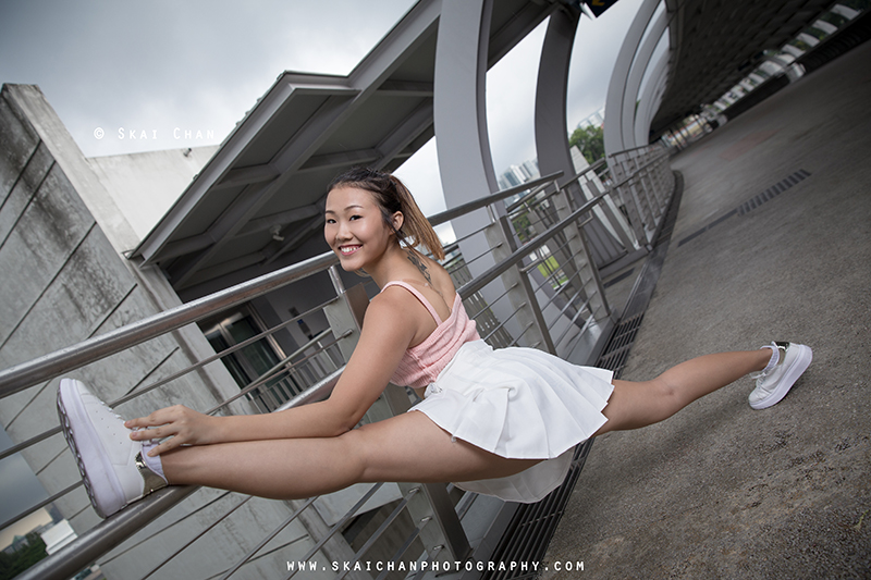 Cheerleading & dance photoshoot session with Jasmine Tan at Kallang Wave Mall