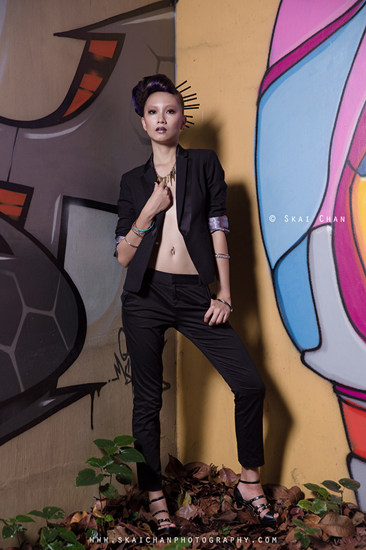 night fashion photography