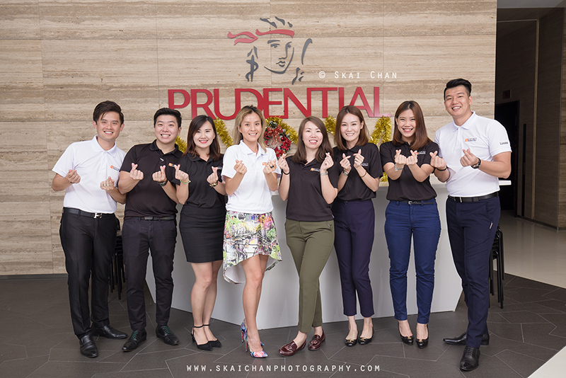 Corporate group photoshoot session with DPG (Prudential) at Prudential @ Scotts