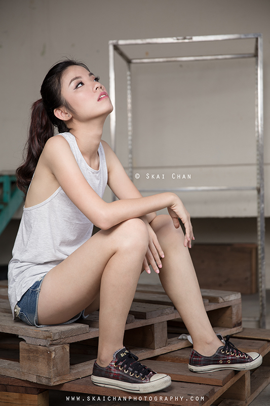 Fashion photoshoot session with Angela Ni at LePark, People's Park Complex