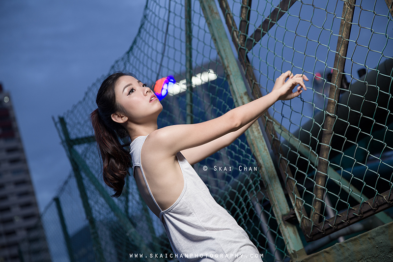 Fashion photoshoot session with Angela Ni at LePark, People's Park Complex