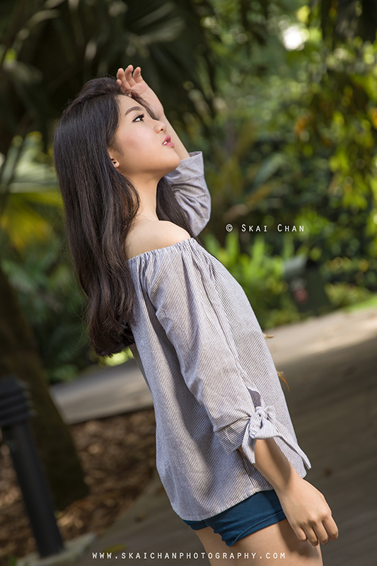 Lifestyle botanical garden photoshoot session with Erica Chan at Singapore Botanic Gardens