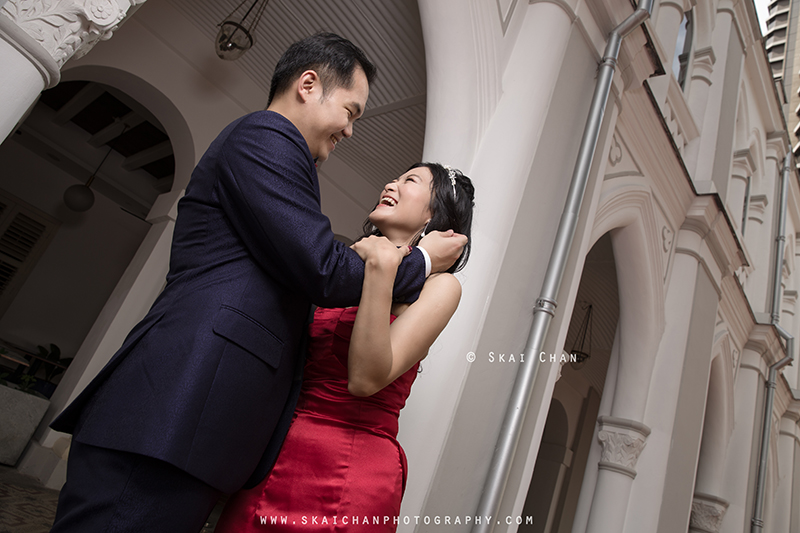 Pre-Wedding photoshoot session with Leslie & Sally at CHIJMES