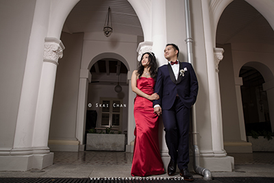 Indoor & Outdoor High-End Prewedding Photoshoot - Couple: Leslie & Sally @ CHIJMES