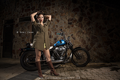 Outdoor High-End Night Motorcycle Themed Photoshoot - Boon Hui @ Bishan-Ang Mo Kio Park