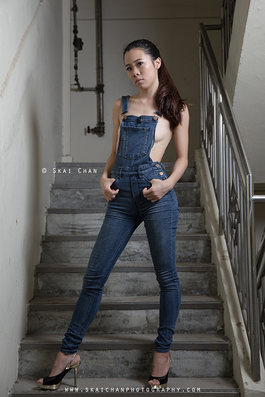 Glamour portrait photoshoot session with Cheryl Alicia Chua at Dakota Crescent (indoor)