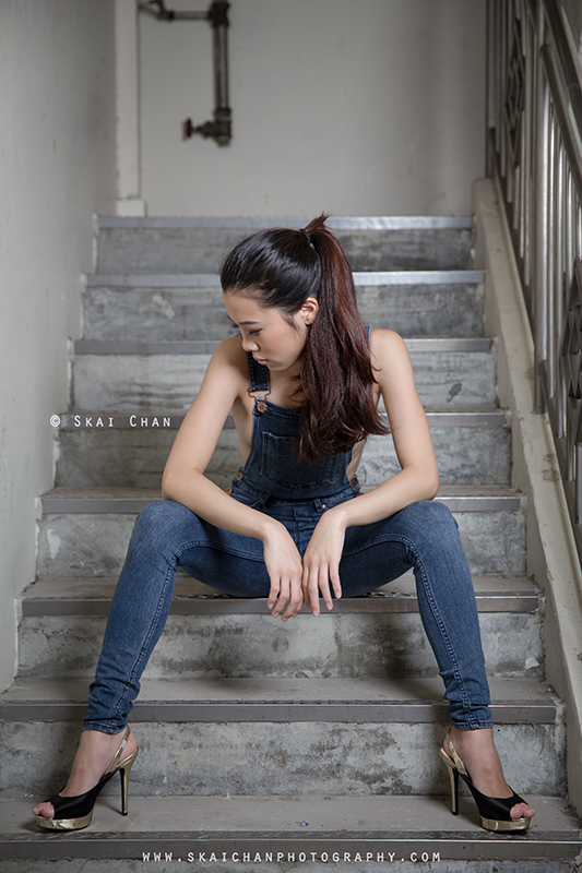 Glamour portrait photoshoot session with Cheryl Alicia Chua at Dakota Crescent (indoor)