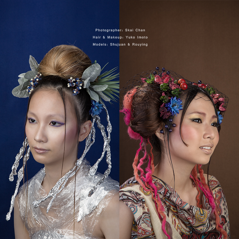 Conceptual photoshoot session with Puang Shujuan & Tan Rouying @ Studio