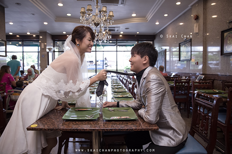 Themed Pre-wedding photoshoot session with Huiting & Shengyang at Banana Leaf Apolo (Race Course Road)