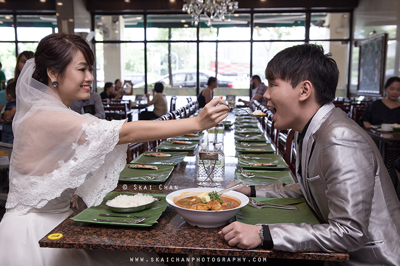 Themed Pre-wedding photoshoot session with Huiting & Shengyang at Banana Leaf Apolo (Race Course Road)