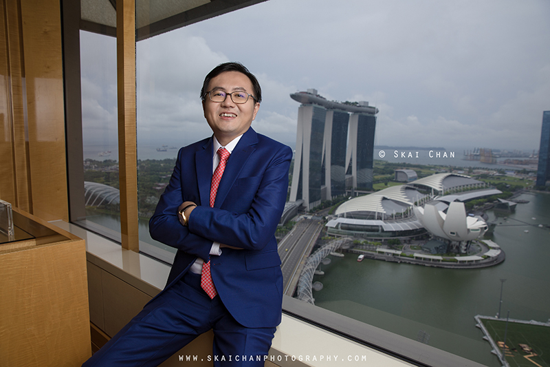 Corporate lifestyle photoshoot session with Phang Tsang Wing at Ritz Carlton hotel