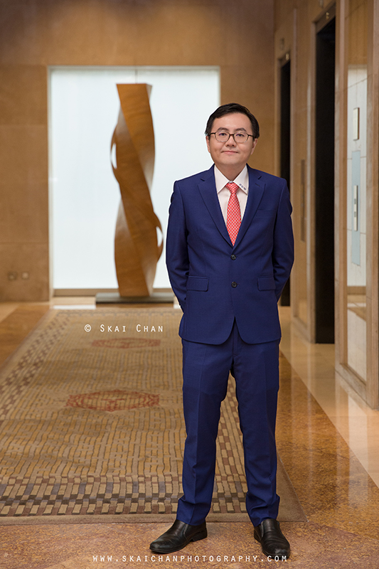 Corporate lifestyle photoshoot session with Phang Tsang Wing at Ritz Carlton hotel