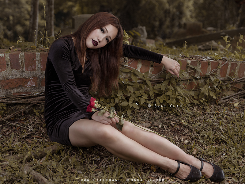 Photoshoot with Ivy Tan at Bukit Brown Cemetery