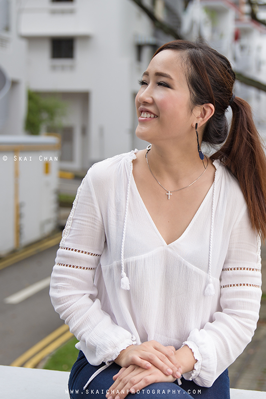 Lifestyle portrait photoshoot session with Ivy Tan at Tiong Bahru