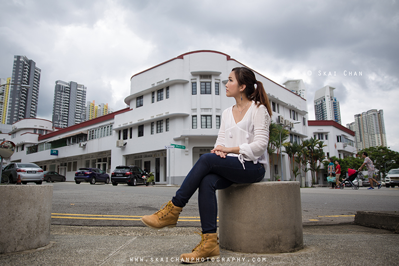 Lifestyle portrait photoshoot session with Ivy Tan at Tiong Bahru