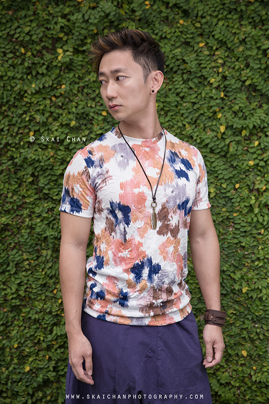 Boho themed men's fashion photoshoot session with Gilbert Lew at Lloyd's Inn