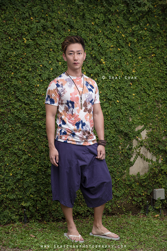 Boho themed men's fashion photoshoot session with Gilbert Lew at Lloyd's Inn