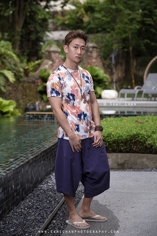 Boho themed men's fashion photoshoot session with Gilbert Lew at Lloyd's Inn