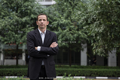 Outdoor High-End Corporate Photoshoot - Nickolas Padgalskas @ The Lawn @ Marina Bay