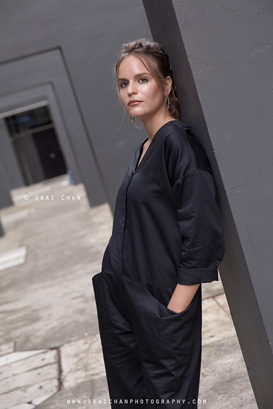 Fashion photoshoot session with Camille Roux at Duxton Hill