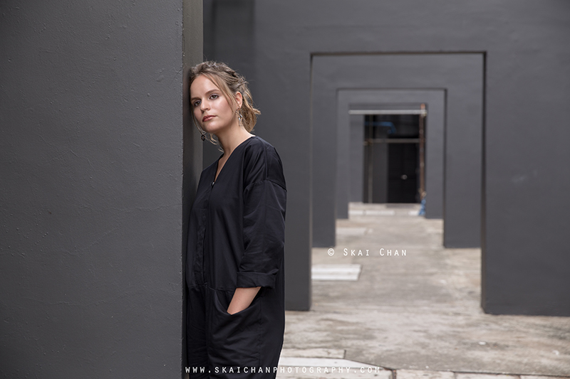 Fashion photoshoot session with Camille Roux at Duxton Hill