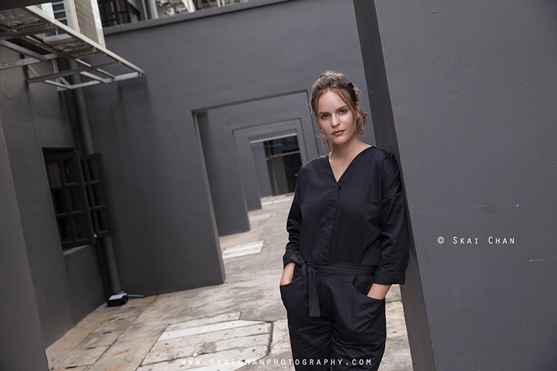 Fashion photoshoot session with Camille Roux at Duxton Hill