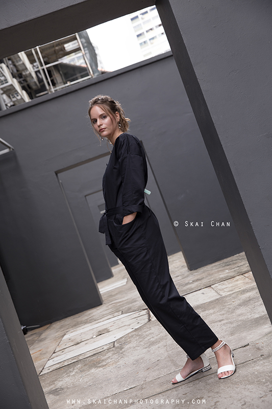 Fashion photoshoot session with Camille Roux at Duxton Hill