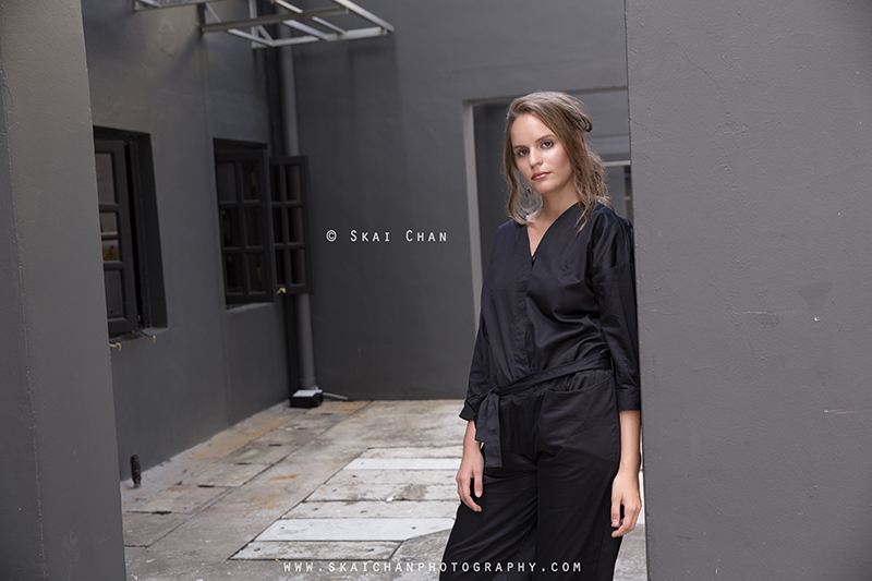 Fashion photoshoot session with Camille Roux at Duxton Hill