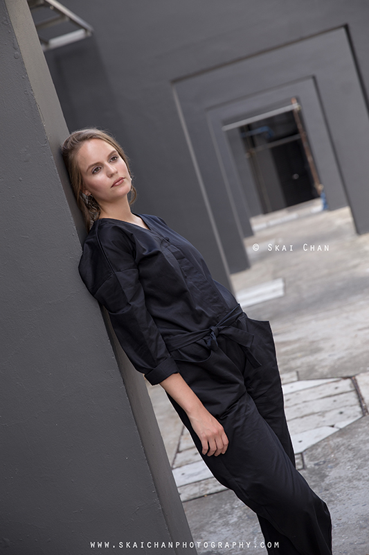 Fashion photoshoot session with Camille Roux at Duxton Hill