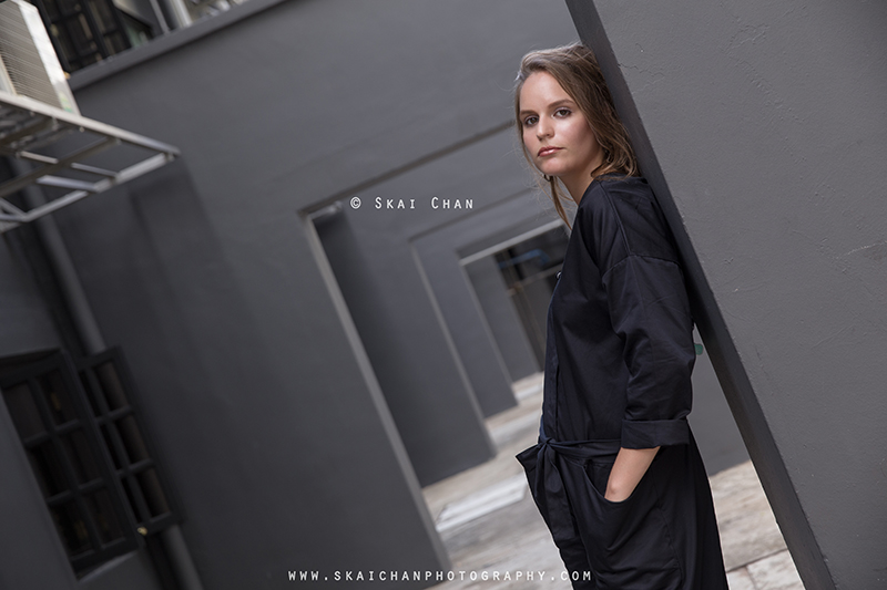 Fashion photoshoot session with Camille Roux at Duxton Hill