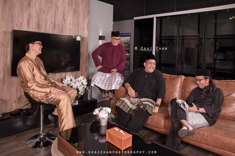 Modern corporate portrait photoshoot session with Feroz Akbar (Director), Idris Akbar (Creative Director), Tamrend Mahmood (Interior designer), Farhan Chin (Interior designer) at Craft By 3 showroom