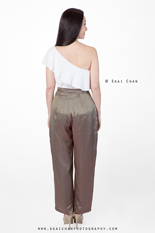 Commercial fashion catalogue photoshoot session with Priscilla Tang for Singapore Fashion Runway at Enabling Village