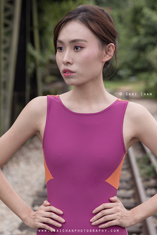 Outdoor dance photoshoot session with Teo Shu Ying at Railway bridge near The Rail Mall