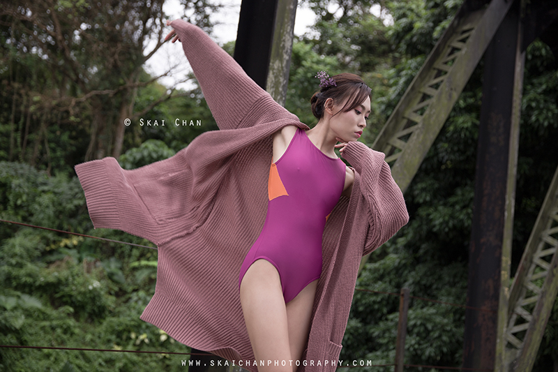 Outdoor dance photoshoot session with Teo Shu Ying at Railway bridge near The Rail Mall