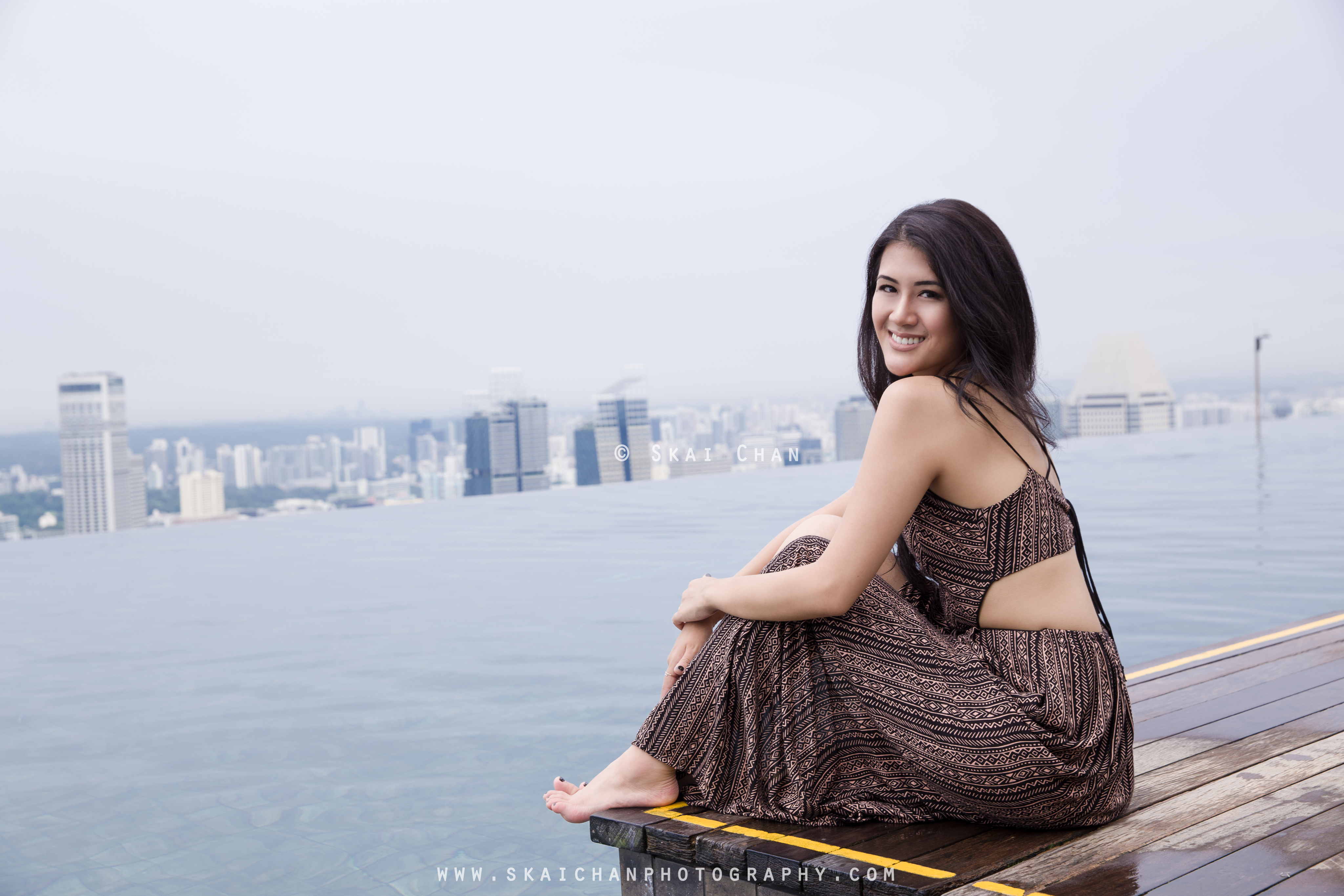 Lifestyle portrait photoshoot session with Havanah Zandrea at Marina Bay Sands (MBS) Hotel