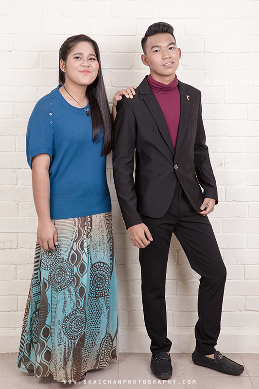 Modelling portfolio photoshoot session with Amirul & Farhana at Mountbatten Vocational School