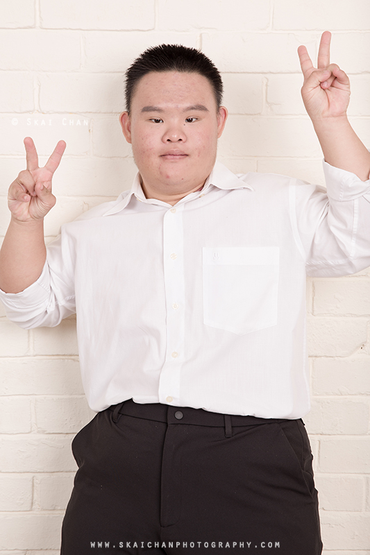 Modelling portfolio photoshoot session with Jason at Mountbatten Vocational School