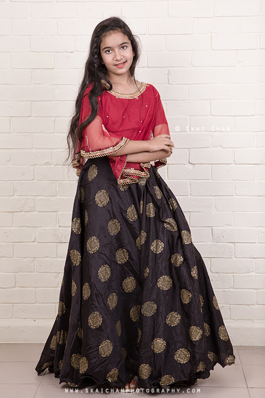 Modelling portfolio photoshoot session with Saamiya at Mountbatten Vocational School