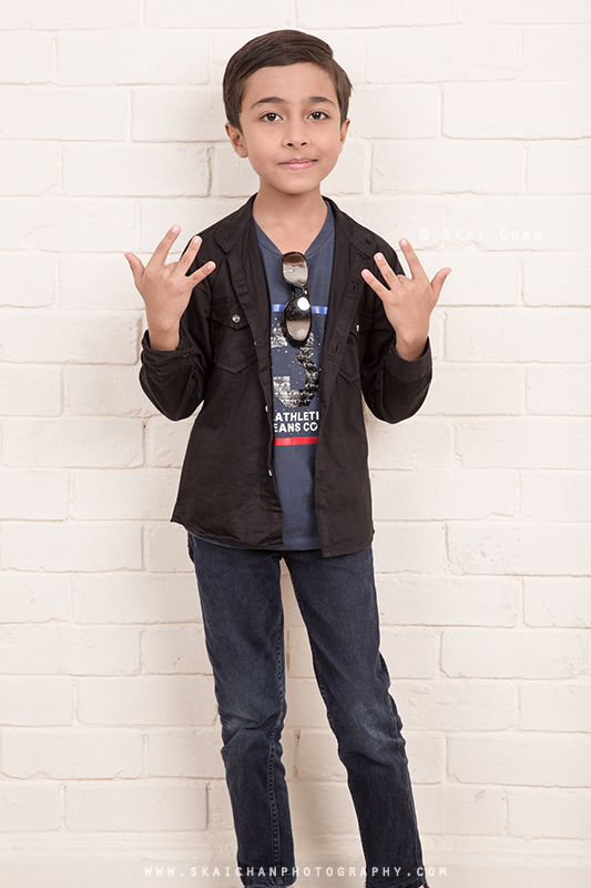 Modelling portfolio photoshoot session with Shayaan at Mountbatten Vocational School