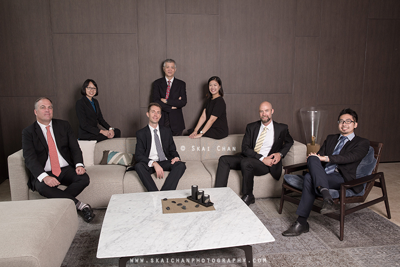 Corporate business group photoshoot session with Infunde Development at Corals at Keppel Bay