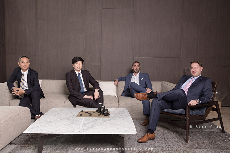 Corporate business group photoshoot session with Infunde Development at Corals at Keppel Bay