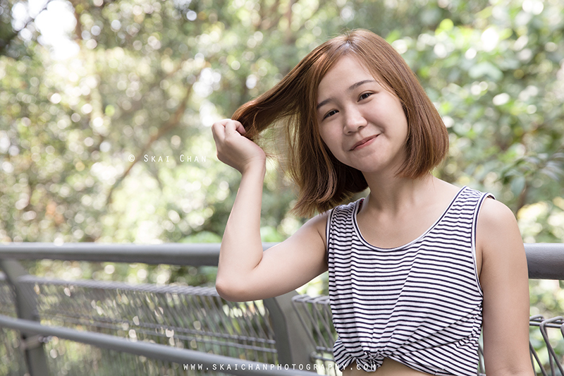 Hiking portrait photoshoot session with Amber Nguyen Trang at Forest Walk (Southern Ridges)