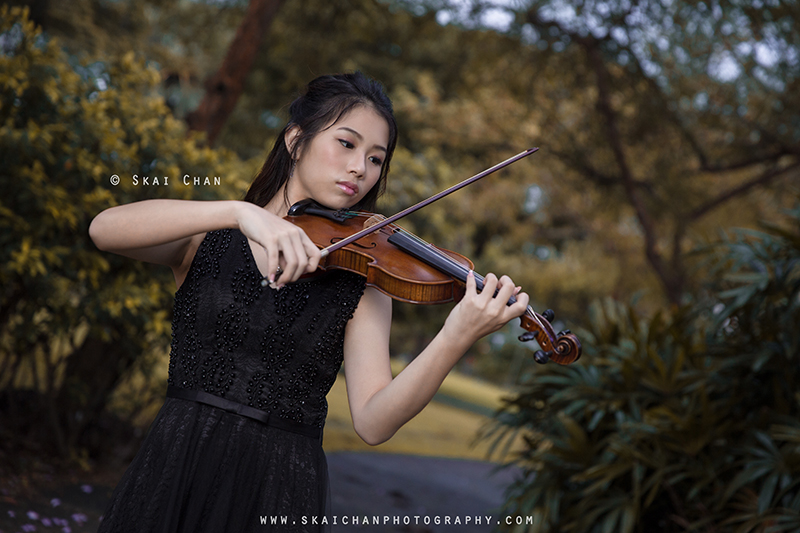 Violinist photoshoot with Ha Eun