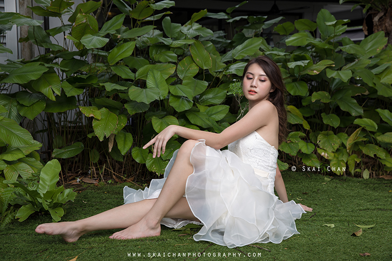 Bridal photoshoot session with Hilary at Gillman Barracks
