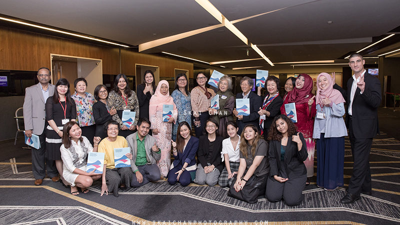 Corporate group photoshoot for TSAO Foundation at Suntec Convention Centre