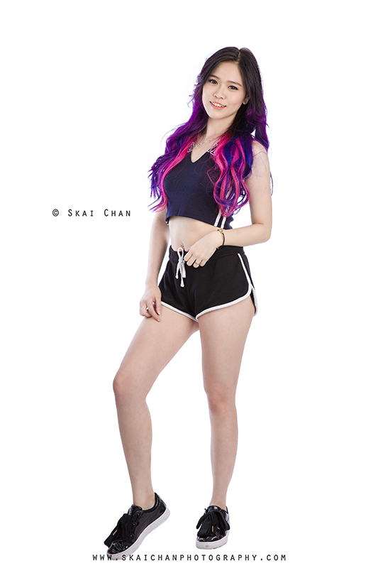 Modelling portfolio photoshoot session with Ashley Xuanxuan at Tanjong Pagar