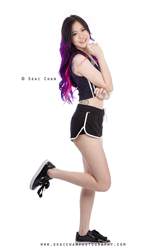 Modelling portfolio photoshoot session with Ashley Xuanxuan at Tanjong Pagar