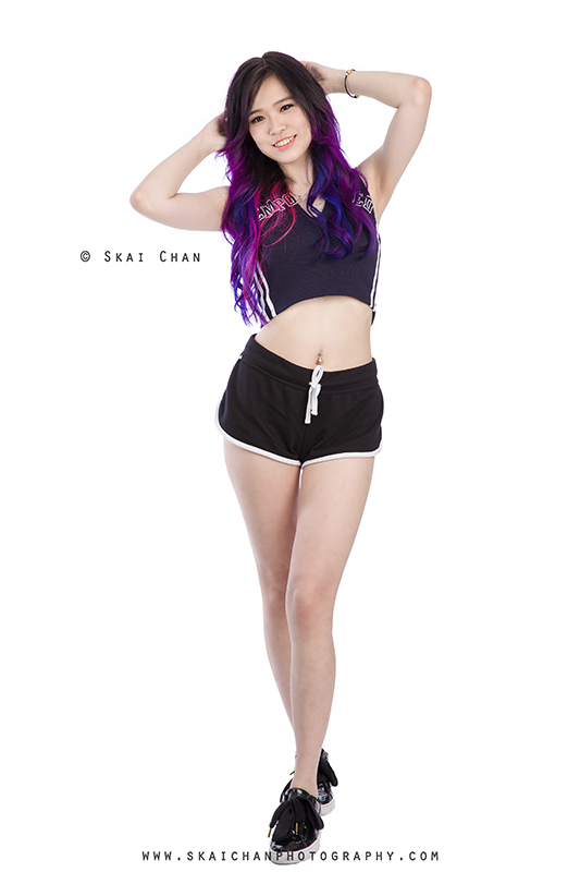 Modelling portfolio photoshoot session with Ashley Xuanxuan at Tanjong Pagar