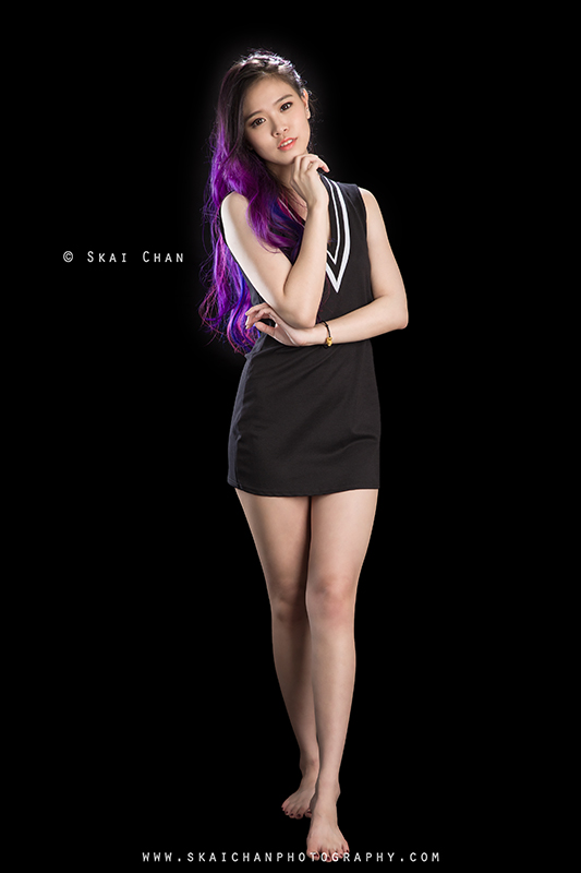 Modelling portfolio photoshoot session with Ashley Xuanxuan at Tanjong Pagar